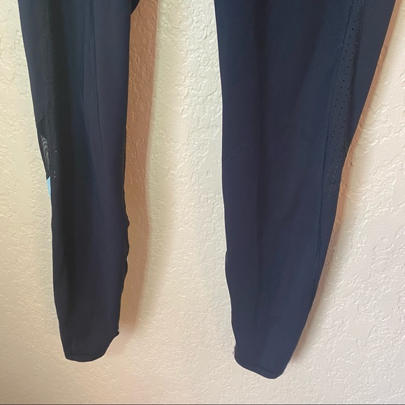 ALALA Heroine Tight Black And Aruba Blue 7/8 Leggings Size Small - Picture 6 of 15